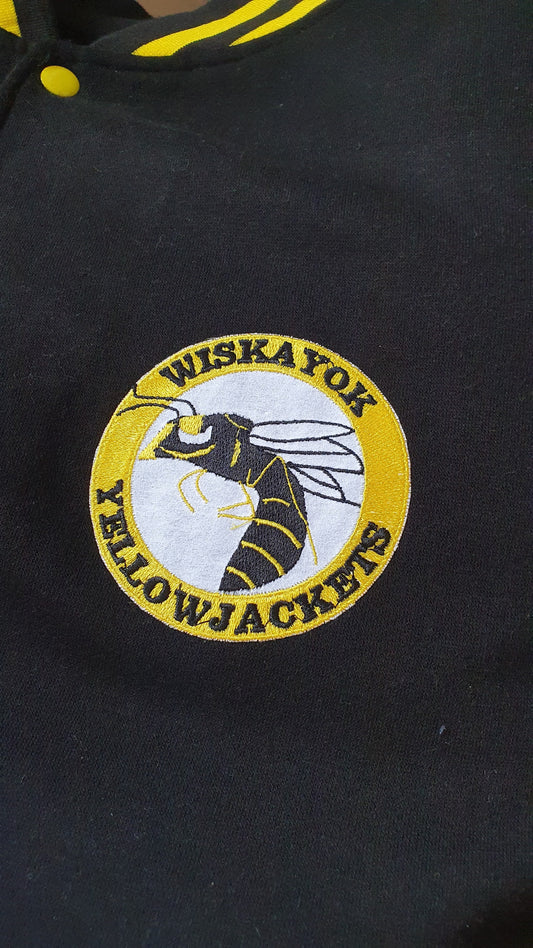 Yellowjackets Black/Yellow Varsity Jacket