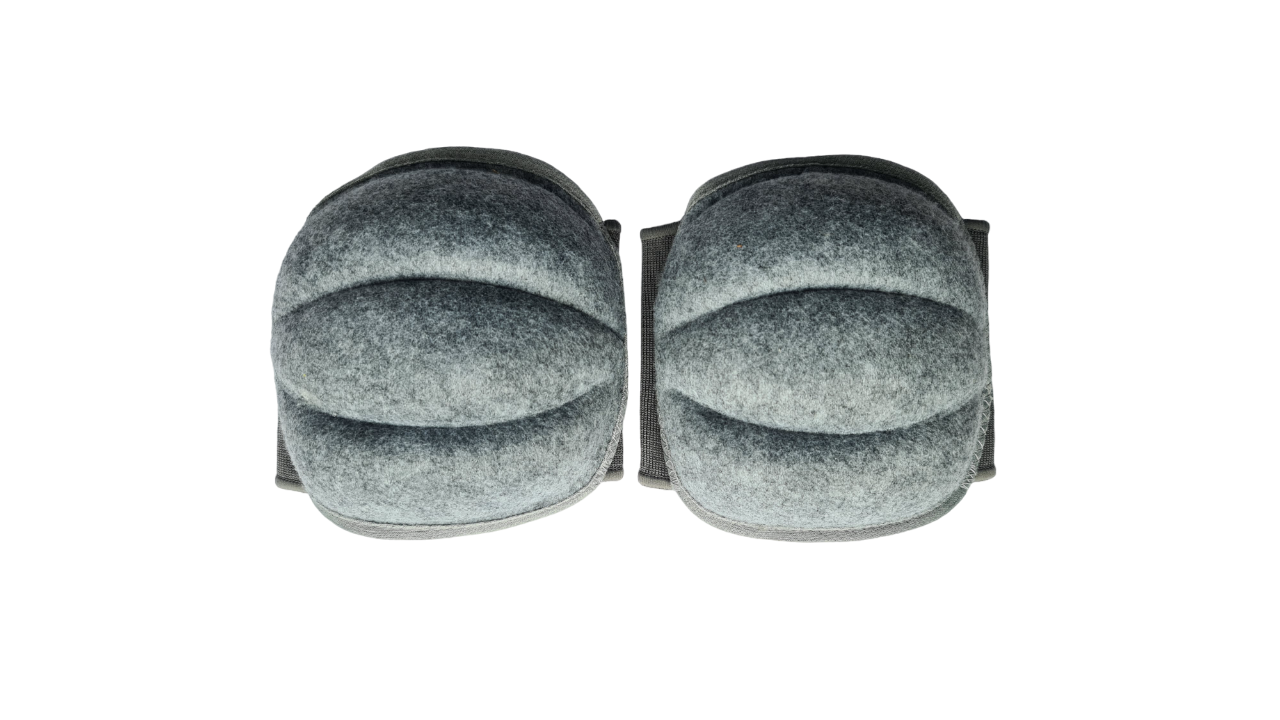 Ghostbusters Gray Elbow Pads (grey) with black square costume