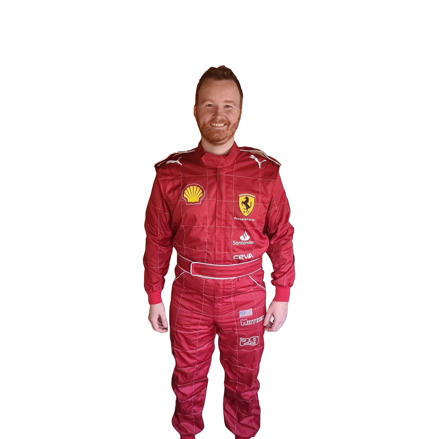 F1 racing driver pit crew costume