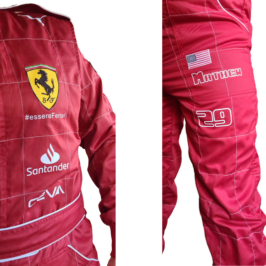 F1 racing driver pit crew costume