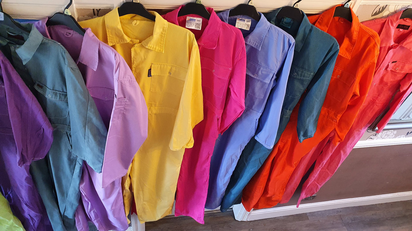 Kids Coloured Coveralls