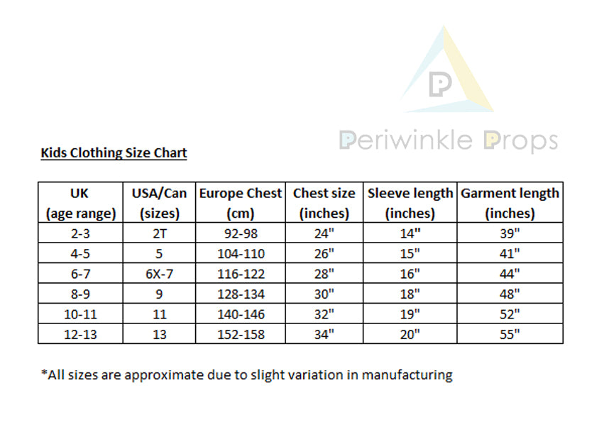 Kids US Horror Movie Red Costume Coveralls