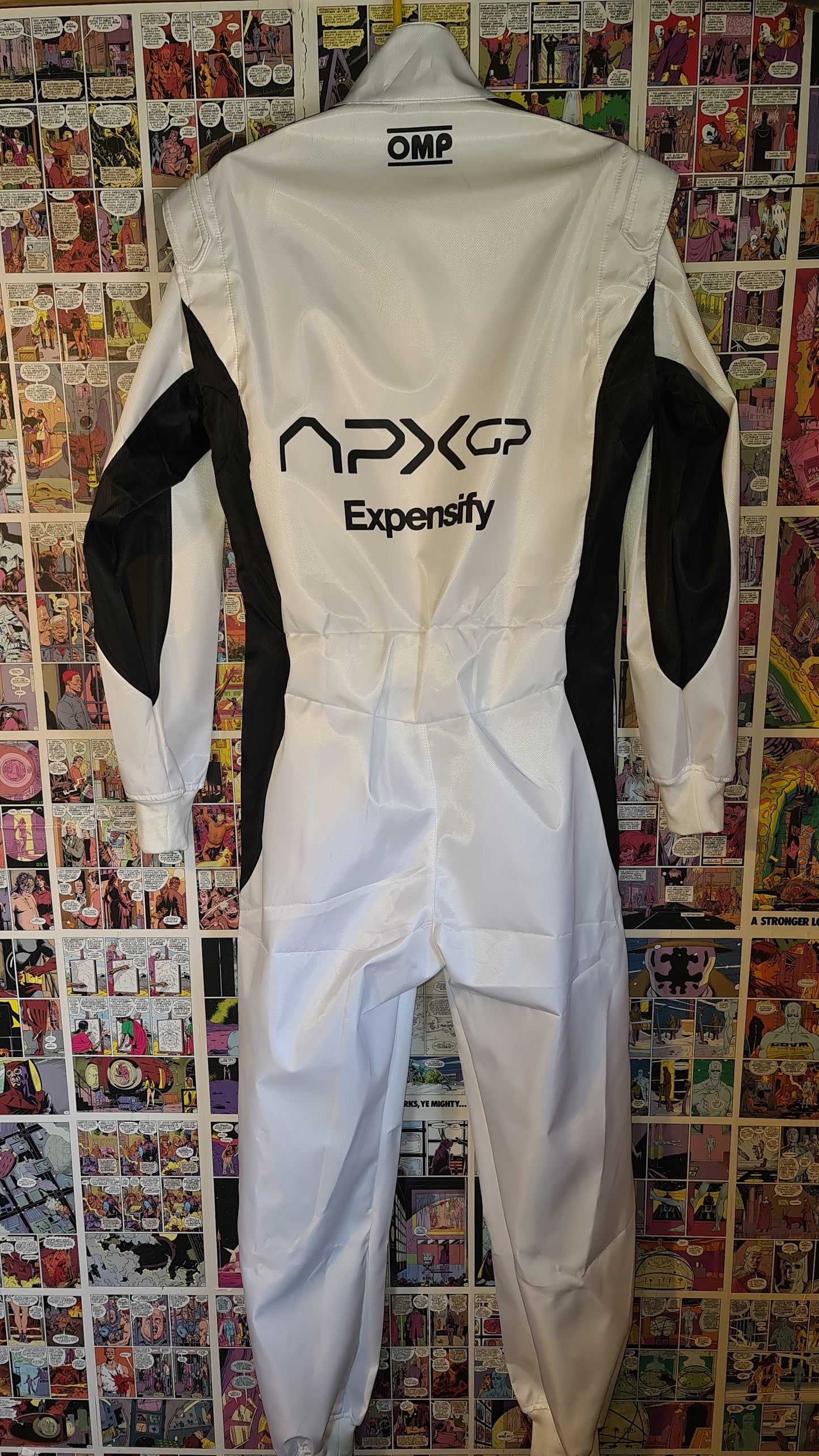 F1 movie white racing coveralls APXGP replica - Brad Pitt race suit costume
