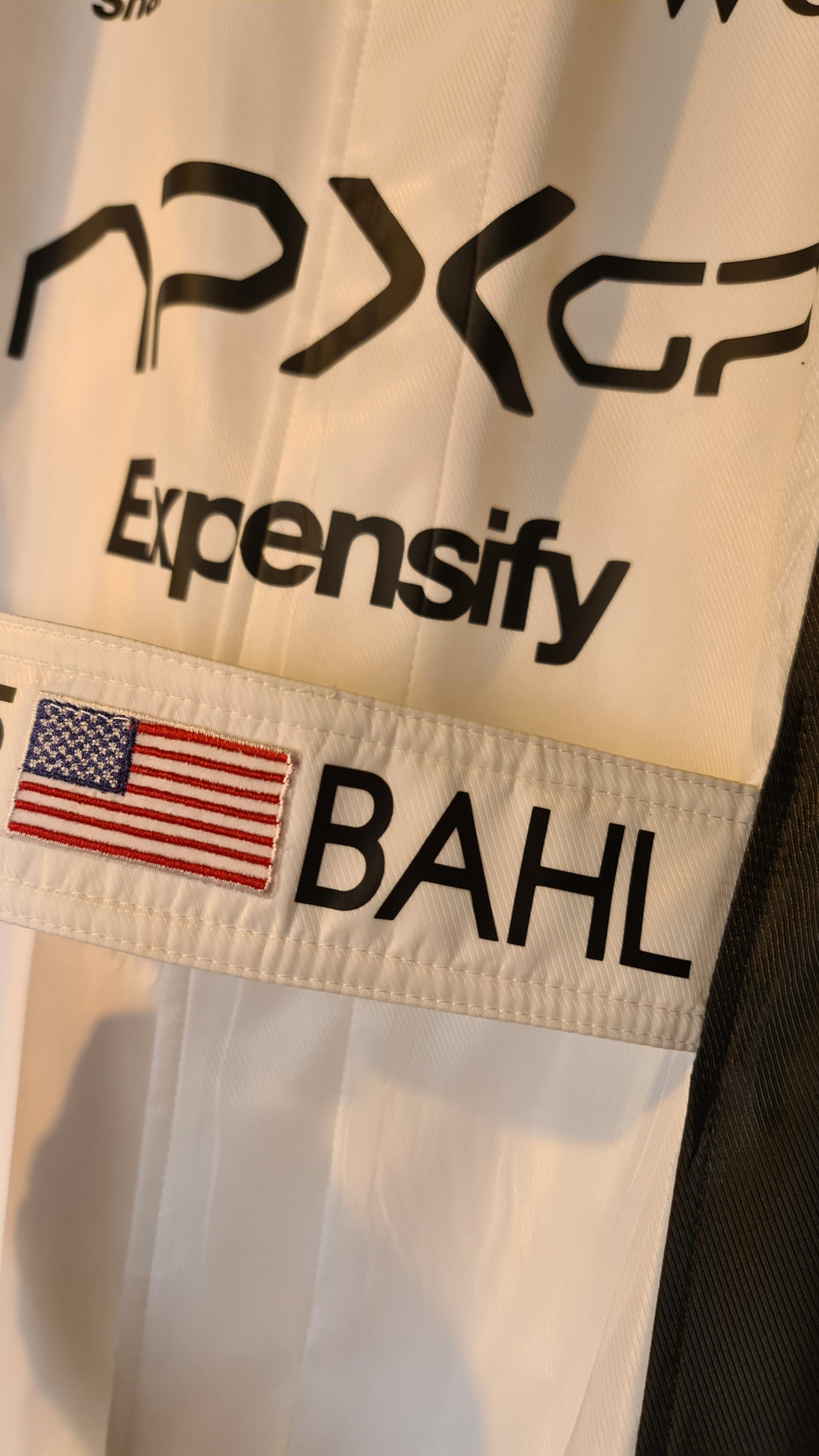 F1 movie white racing coveralls APXGP replica - Brad Pitt race suit costume