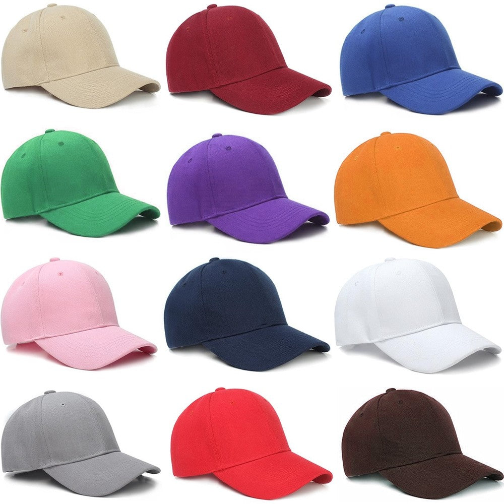 Coloured Baseball Caps