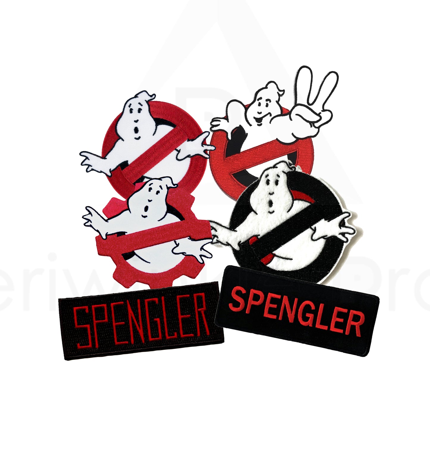 Ghostbusters Patches Full Set and Custom Nametags