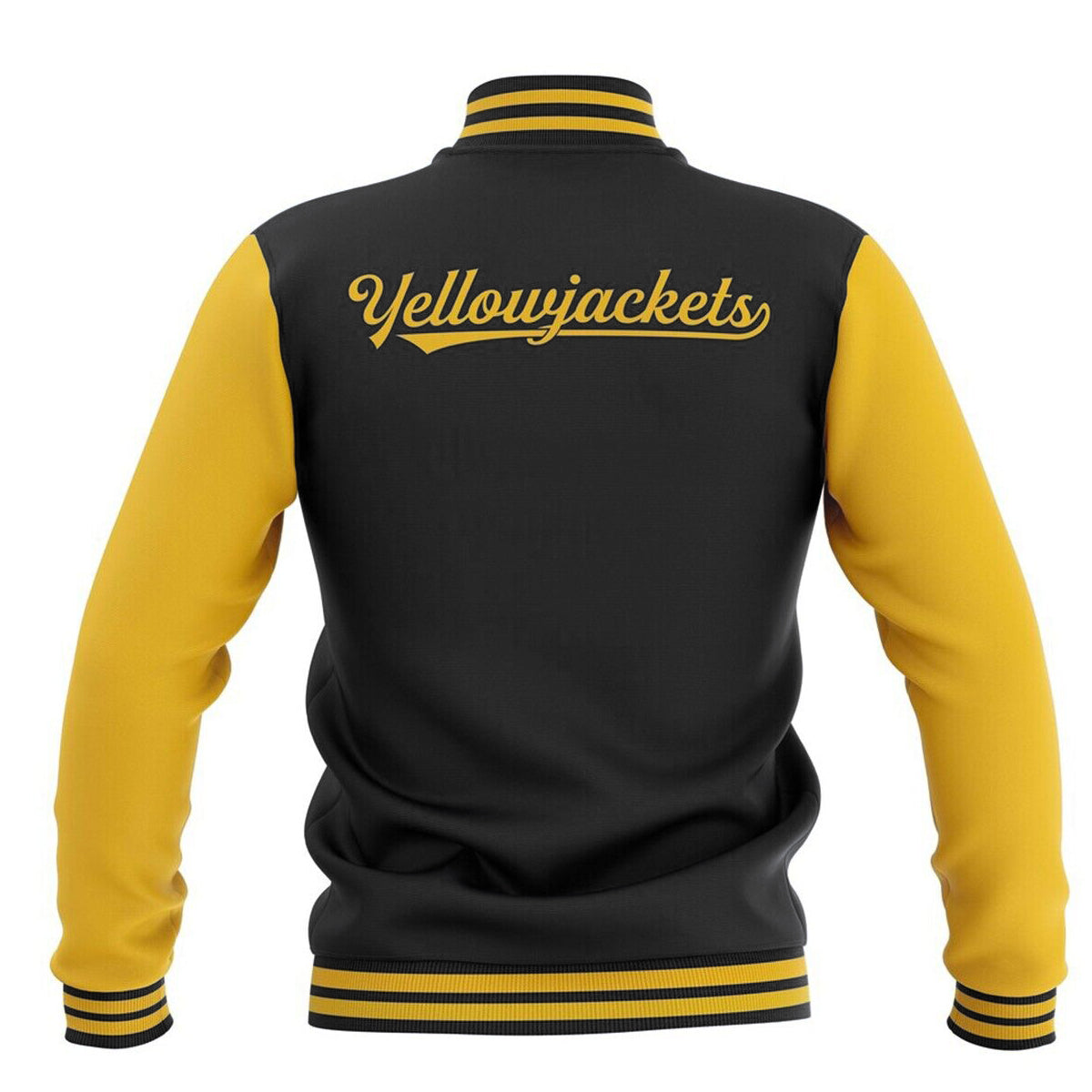 Yellowjackets Black/Yellow Varsity Jacket
