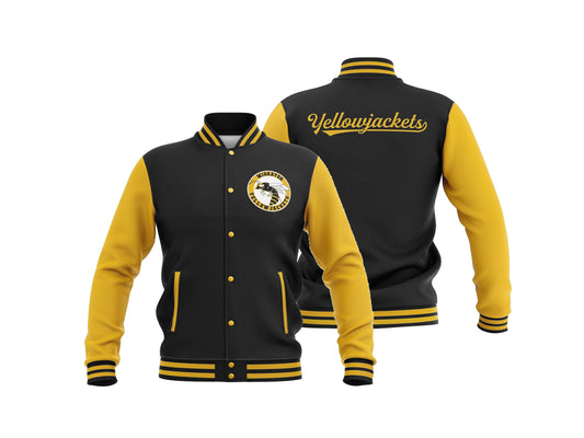 Yellowjackets Black/Yellow Varsity Jacket