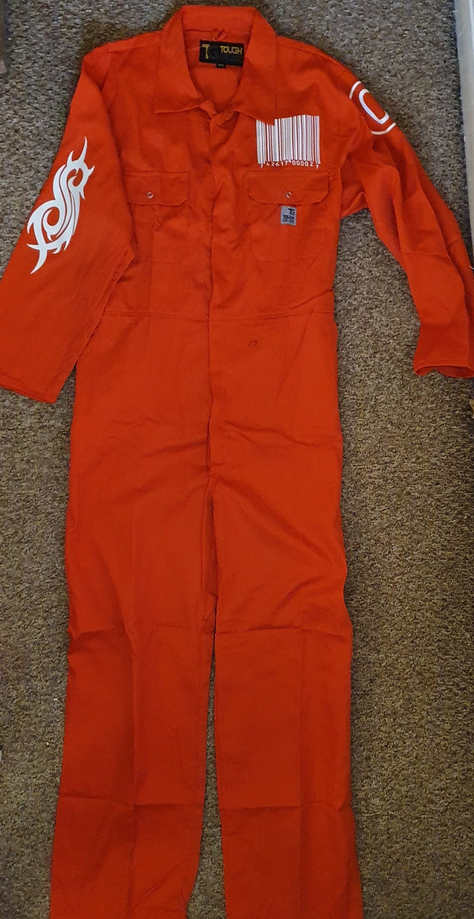 Slipknot orange hot sale boiler suit