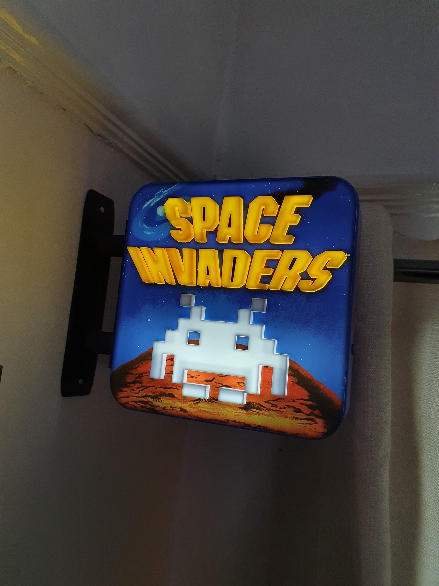 Space Invaders Wall Mountable Lamp